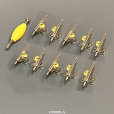 LOT 10PCS Fingerboard Trucks Wooden Deck Skateboard Accessory Fits 96mm Toys