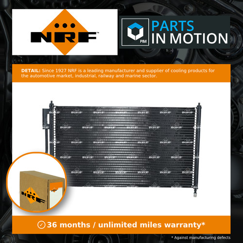 Air con condenser - con, fits