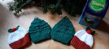 4 Hand Knitted Christmas
