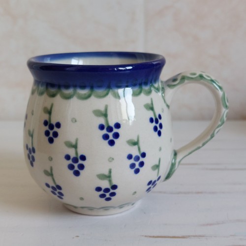 Polish pottery bubble mug - mug, h