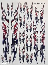 NOT CUT-B758 AMERICAN FLAG
