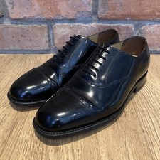 Barker Black Leather Captoe
