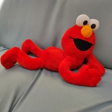 Vintage Fisher Price Elmo 2007 soft toy Large Sized Laying Down Sesame Street