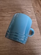 ⭐Super LE CREUSET Stoneware Coffee Cup Mug, 350ml, Caribbean Teal, Excellent