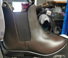 SALE Gallop Classic Leather Jodhpur Boots, Brown, Size UK4 or UK5