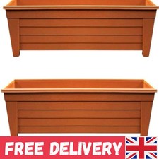 UK Garden Plant Pots - 2 Pack