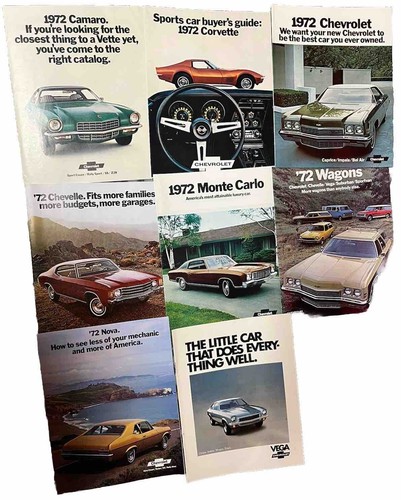 1972 chevrolet sales - chevrolet, brochures