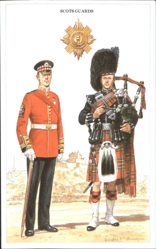 Vintage scots guards - scots, british