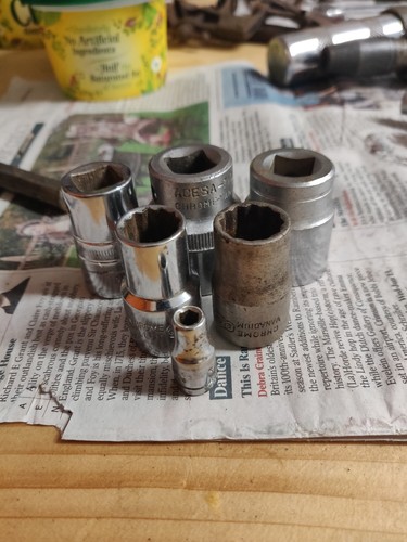 Vintage socket job lot elora - lot,
