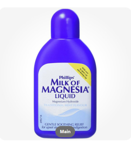 Phillips milk magnesia - of,