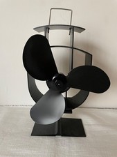 VonHaus stove top fan with spinning blades for wood burner