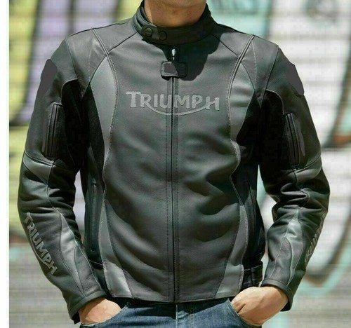 New triumph motorcycle - triumph, leather