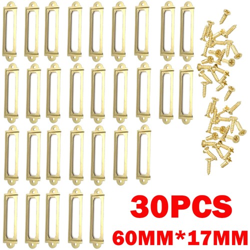 30x 60x17mm metal - metal, label