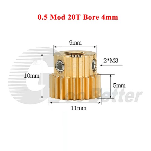 Mod brass pinion - mod, gear