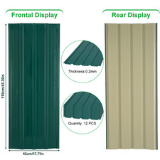 24X Corrugated Roof Sheets Profile Galvanized Metal Roofing Panels Shed Carport