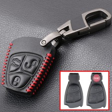Leather Car Key Fob Case Cover