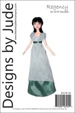 Regency Dress Pattern for 15.75" City GirlsTonner