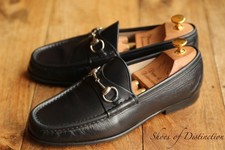 Gucci Dark Blue Leather Silver