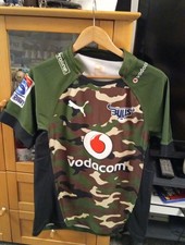 Puma Vodacom Bulls South Africa Short Sleeve Rugby Shirt Size Medium