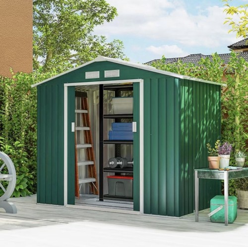 Outsunny galvanised garden - galvanised,