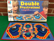 DOUBLE FRUSTRATION Pop O Matic MB Board Game 1989 Vintage Retro -Twice the fun!!