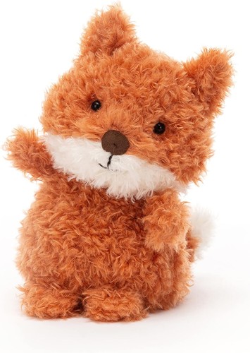 Nwt jellycat little curly - curly, fox