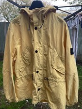 Stone Island SS 2018 Micro Reps Yellow - Size XL, 26” pit to pit- Liam Gallagher