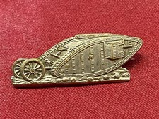 WW1 TC Tank Corps Fund raising pin badge/Sweetheart Badge w/fixing 