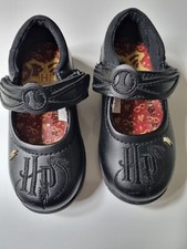 Girls School Shoes.  Harry Potter Golden Snitch  Size 8
