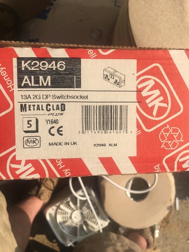 Box k2946alm 2 gang - of,