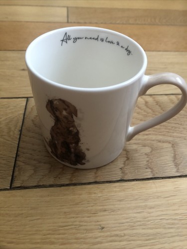 Chocolate labrador mug - chocolate,