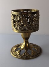 Vintage Solid Brass Goblet