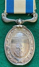 Oval Silver Lloyd's Medal for Meritorious Service 1900 (Unnamed)