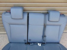 Grey leather rear seats bench - seats/,