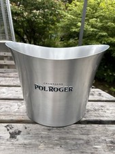 Large Pol Roger Metal Champagne Bucket 