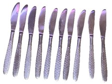 10 x Viners Mosaic Enthic Patterned Cutlery Heavy-duty Quality Made Vintage