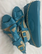 Ladies Shoe and Bag Set Latest Designers Luxury Italian Party Shoes and Bag Set