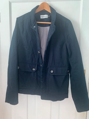 Topman jacket size navy - topman,