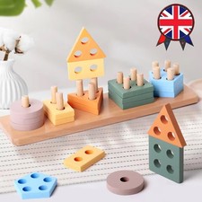 Wooden Sorting Stacking Toys