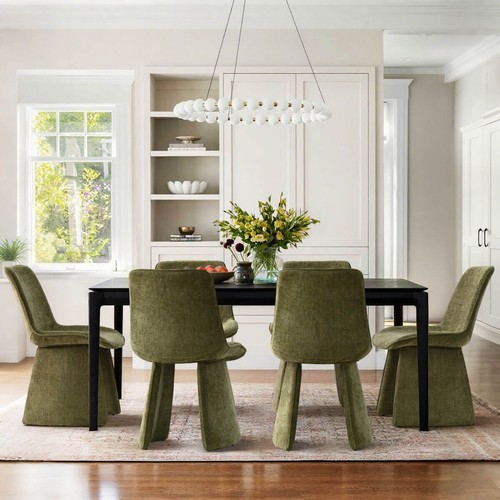 Green modern dining chairs - modern,