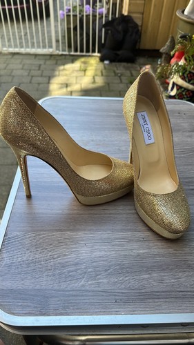Jimmy choo alex glitter gold - glitter,