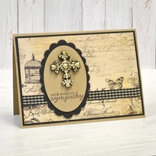 Katy Sue Beaded Cross Silicone