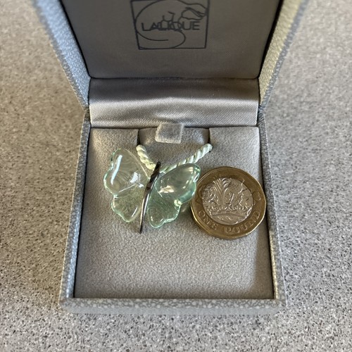 Lalique small aqua silver - &,