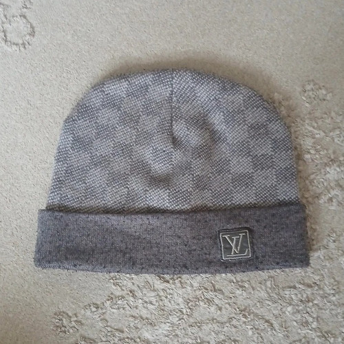 Louis vuitton grey check knit - louis,