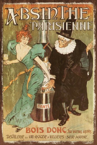 Absinthe parisienne advert - absinthe,