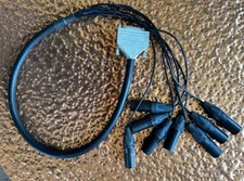 Pro studio cable. Klotz D-Sub 25p. Male - 8x XLR Male, 1 metre. MINT CONDITION