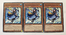 ☆ 3 x LED9-EN051 Marincess Blue Tang Common 1st Edition YuGiOh ☆