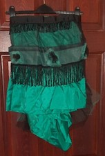 Vintage Handmade Unique Wild West Showgirl/Burlesque Fancy Dress Costume.