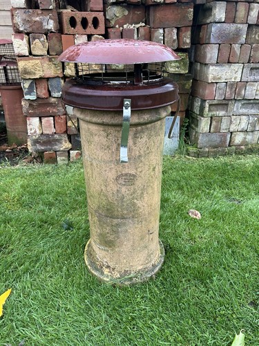 Chimney pot rain cap bird - chimney,
