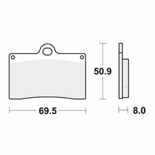 TRW Brake Pads Sintered Crq